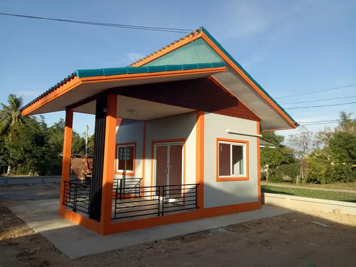 contemporary single storey house in chaiyaphum 5
