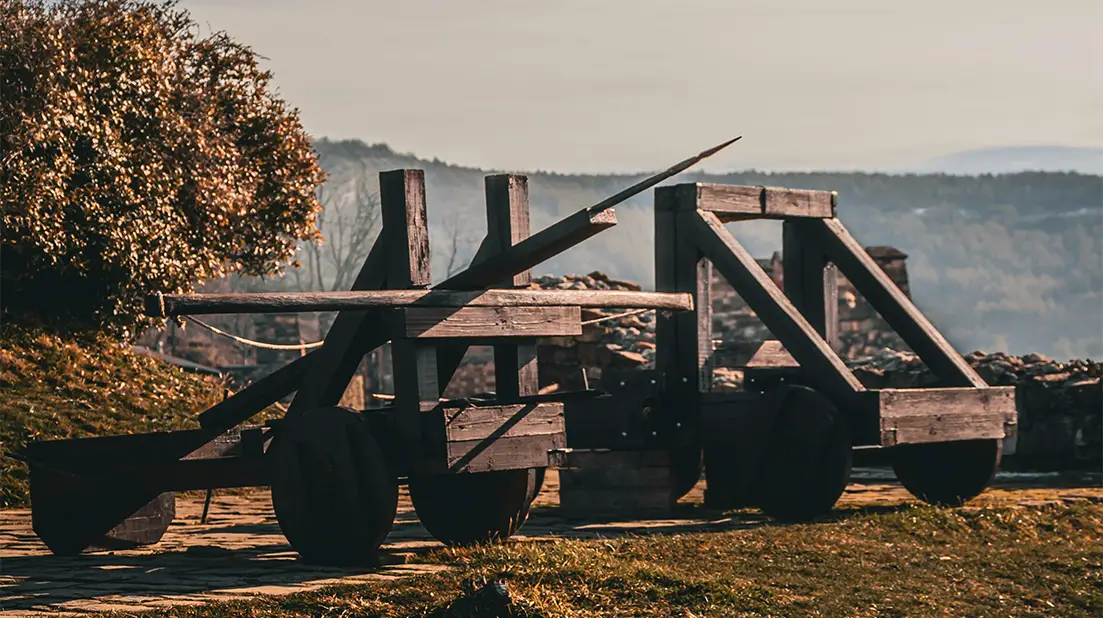 Trebuchet And A Catapult